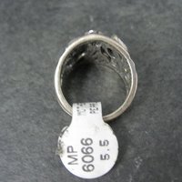 Southwestern Sterling Mother of Pearl Ring Sizes 5.5 & 6 New old Stock