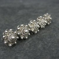Vintage Sterling Cannetille Brooch