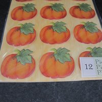 K & Company Pumpkin Scrapbooking Stickers Discontinued