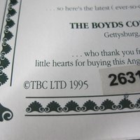 1995 Folk Art Santa Brooch Boyds Bears Folkwear NOS