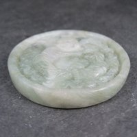 Vintage Nephrite Jade Buddha Pendant