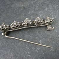Vintage Sterling Cannetille Brooch