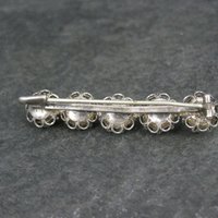 Vintage Sterling Cannetille Brooch