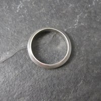 Vintage 4mm Sterling Tribal Band Ring Size 6