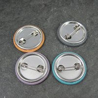 Set of 4 Halloween Pinback Pins 1 Inch