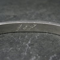 Sodalite Bangle Bracelet Vintage Sterling Mexican Silver