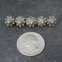 Vintage Sterling Cannetille Brooch