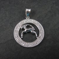Sterling Zodiac Capricorn Pendant