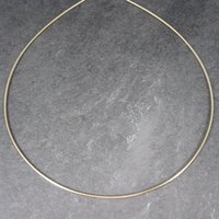 Vintage Gold Over Stainless Steel Cable Chain 18 Inches