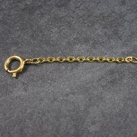 Vintage Gold Tone Necklace Extension 2.25 Inches Chain Extender Large Spring Ring