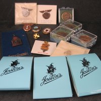 Lot of 16 Vintage Pins Good Driver School Awards Gold Filled