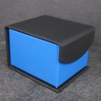 Blue and Black Magnetic Ring Box