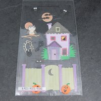 Jolees Scrapbooking Dimensional Lock and Key Haunted House Stickers Discontinued