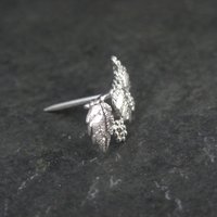 Estate Black Hills Silver Leaf Tie Tack