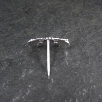 Estate Black Hills Silver Leaf Tie Tack