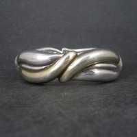 Vintage Sterling Electroform Bangle Bracelet 7.5 Inches LeBitski