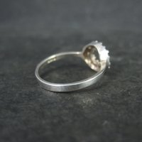 Italian Sterling Circle Ring size 5