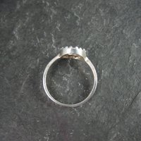 Italian Sterling Circle Ring size 5
