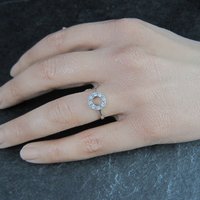 Italian Sterling Circle Ring size 5