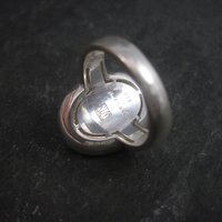 Robert Lee Morris Sterling Carnelian Puddle Ring Size 6 Retired