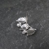 Estate Black Hills Silver Leaf Tie Tack