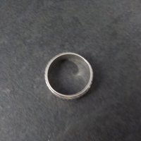 Textured 7mm Band Ring Size 7 Sterling Silver
