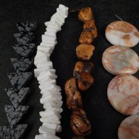 Lot of Vintage Gemstone Beads Destash