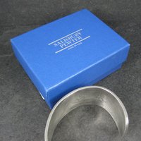 December Birthday Cuff Bracelet Salisbury Pewter 6.5 Inches