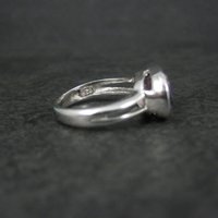 Vintage Amethyst Ring Size 6 Sterling Silver Estate Jewelry