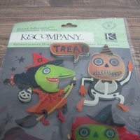 K & Company HALLOWEEN Monster Stickers Discontinued Dimensional