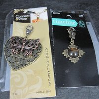Lot of 14 Pendants Lockets Charms for Jewelry Making Bead Treasures Bead Gallery All New Old Stock