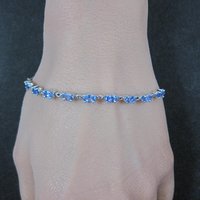 Estate Tanzanite Bolo Bracelet Sterling Silver