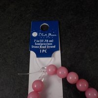 8mm Round Rhodonite Bead Strand Blue Moon Gemstone Beads