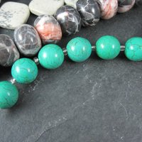 Destash Lot of Gemstone Jasper Magnesite Bead Strands