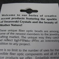 Pastel Fiber Optic Crystal Beads 8mm 4mm Pure Allure