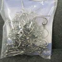 Gun Metal Earwires Blue Moon Beads 56 Pieces 28 Pair Ear Wires