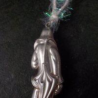 Vintage Sterling Silver Signed RM Trush 1978 Clown Ornament Pendant