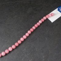 8mm Round Rhodonite Bead Strand Blue Moon Gemstone Beads