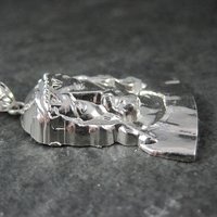 Vintage Sterling Jesus Pendant