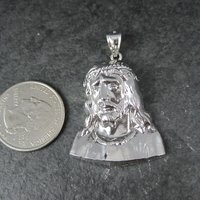 Vintage Sterling Jesus Pendant