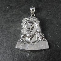 Vintage Sterling Jesus Pendant