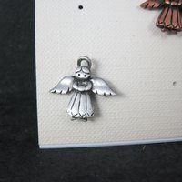Set of 3 Copper Silver Gold Angel Lapel Pins New Old Stock 2001