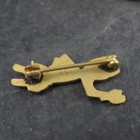 Vintage Reddy Kilowatt Gold Filled Jewelry Set Pin Earrings Balfour