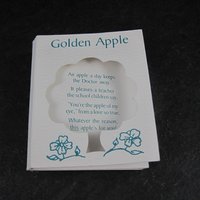 1988 Golden Apple Pin New Old Stock 24K Gold Plated Original Packaging