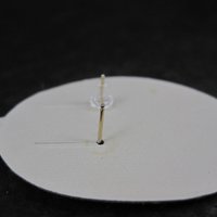 Vintage 14K Pearl Kids Stud Earrings New Old Stock