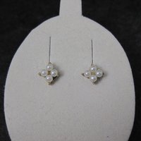 Vintage 14K Pearl Kids Stud Earrings New Old Stock