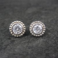 Sterling Silver Citrine Earrings Earring Jackets Estate