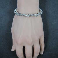 Southwestern Brutalist Sterling Cuff Bracelet 5.5 Inches Wire Wrapped Twisted Silver