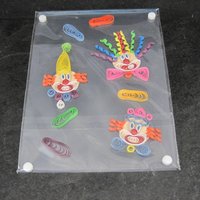 Provo Craft Quilled Clown Stickers Stand Outs Discontinued