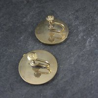 Vintage Reddy Kilowatt Gold Filled Jewelry Set Pin Earrings Balfour